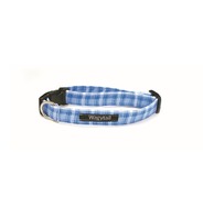 Wagytail Blue Tartan Collar - Lucky Paws Boutique