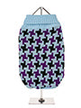 Blue and Purple Cross Check - Lucky Paws Boutique