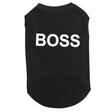 Boss T shirt - Lucky Paws Boutique