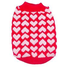 Red and Pink Heart Sweater - Lucky Paws Boutique