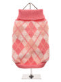 Pink Argyle Sweater - Lucky Paws Boutique