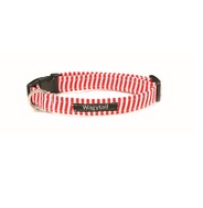 Wagytail Red Stripe Collar - Lucky Paws Boutique